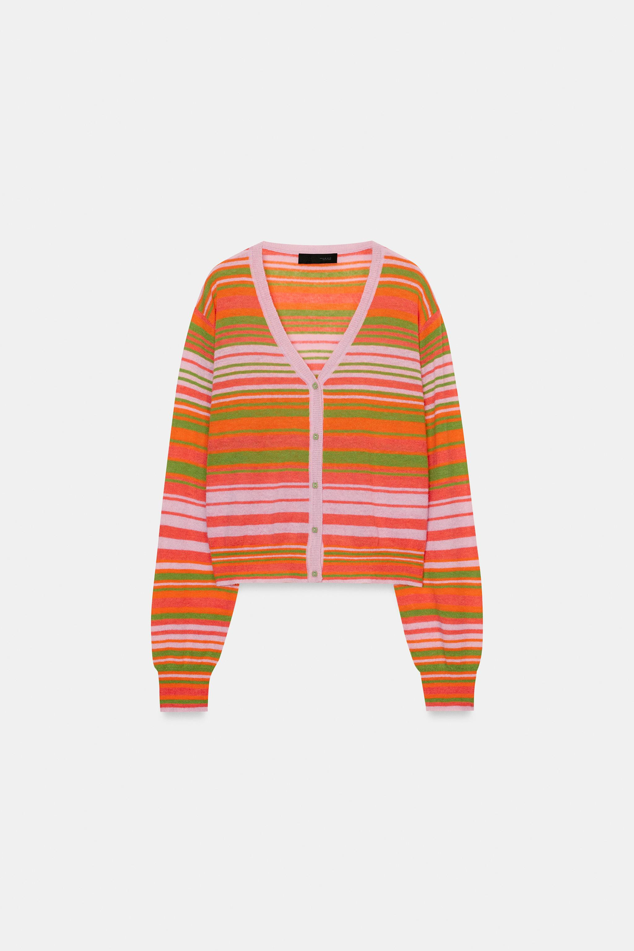 STRIPED CARDIGAN | Zara US