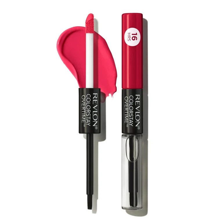 Revlon ColorStay ColorStay Overtime Lipcolor, Stocking Stuffers for Women, Forever Scarlet, 0.07 ... | Walmart (US)