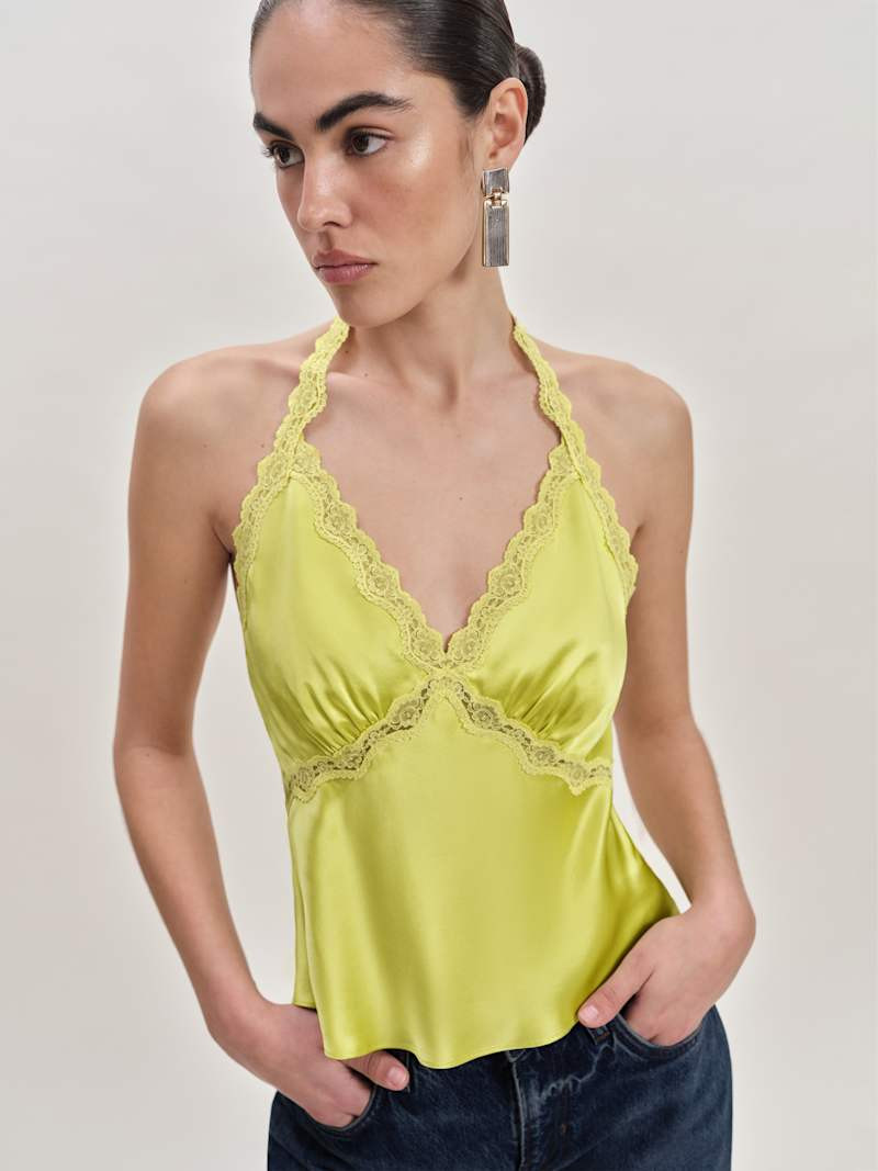 Monica Silk Top | Reformation (Global)