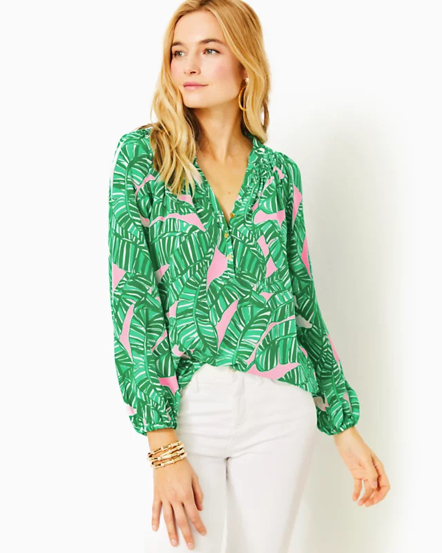 Elsa Silk Top | Lilly Pulitzer