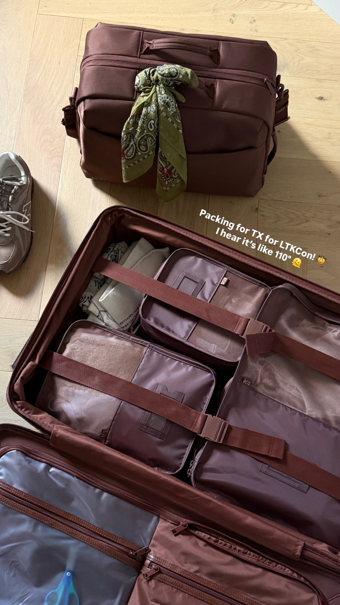 Linking my luggage + packing cubes + travel thangsss 

@beistravel 🤎

#LTKTravel #LTKCon #LTKgrwm