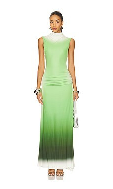 SIMKHAI Aldina Sleeveless Midi Dress in Chromatic Vine from Revolve.com | Revolve Clothing (Global)