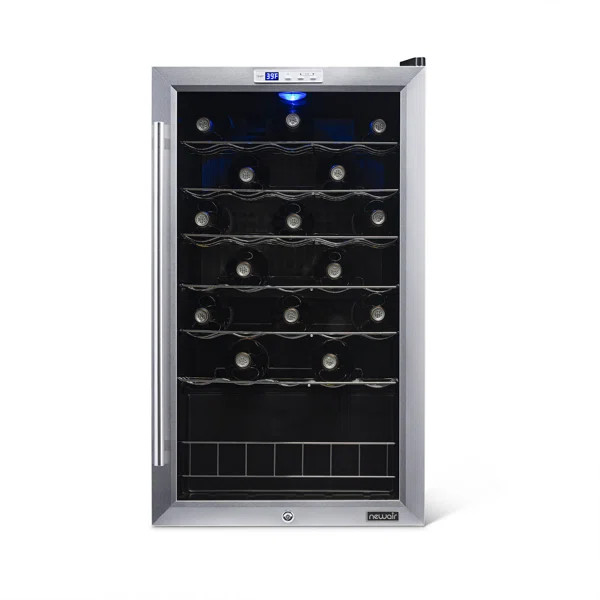 33 Bottle Single Zone Freestanding Wine Refrigerator | Wayfair North America