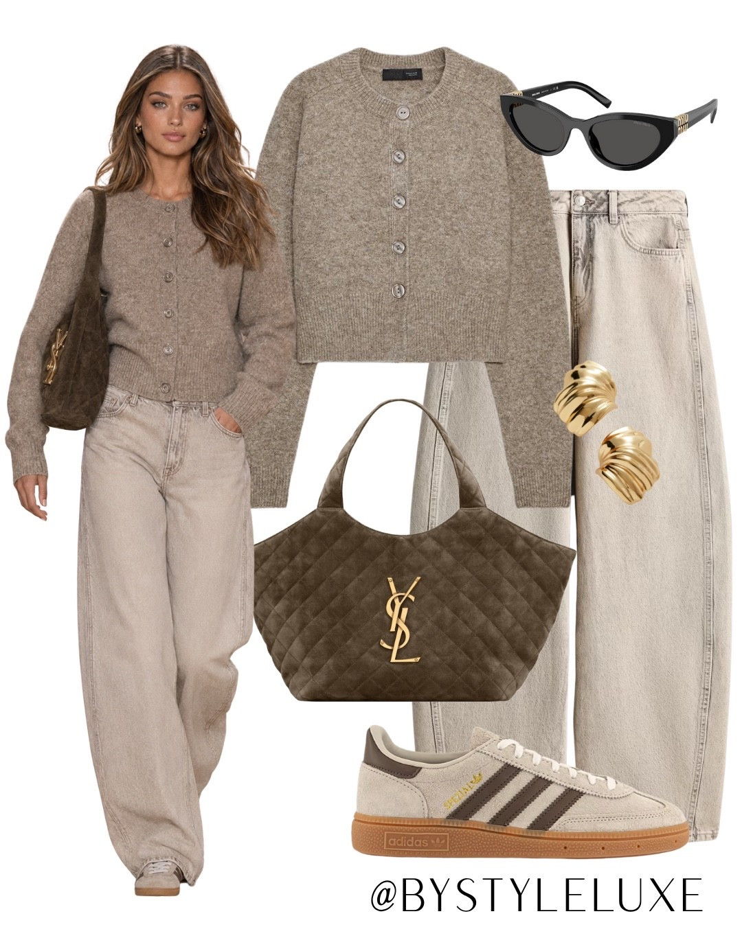 ZARA - My fave @Zara cardi is back! Wore this to death last year and it’s so versatile and goes with everything. Styled here with jeans and @adidas trainers 

#trainers #jeans #autumnoutfit

#LTKautumn #LTKjeans #LTKshoes