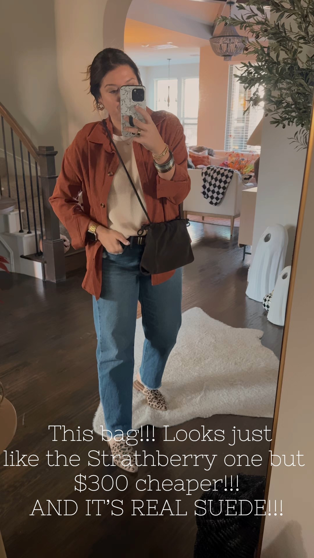 Y’all! I’ve had my eye on the Strathberry Charlotte bag for a year now!! I own several of them already though (because I love them!) but I couldn’t justify the cost of another one, no matter how much I love it!!! But then I found this one!! It’s looks exactly the same and is still real suede!!! Can be work as a clutch as well (which I also love). It will sell out so run! Yall know brown suede is so in right now! I love the trend but I also think this bag is so timeless! The crossbody look is super functional while still being on trend. The yummy chocolate color! I can’t say enough about this bag! 

#LTKItBag #LTKSaleAlert #LTKStyleTip