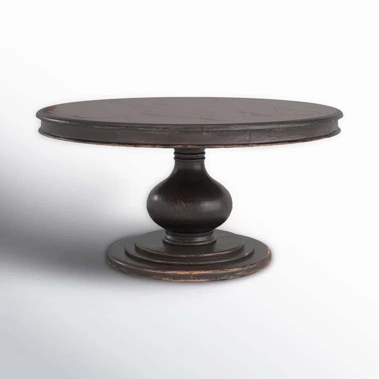 Beatriz Round Pine Wood Dining Table | Perigold
