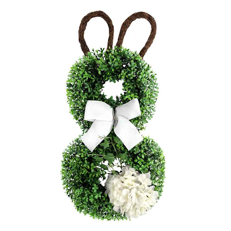 Boxwood Easter Bunny Door Hanger, 28" | At Home