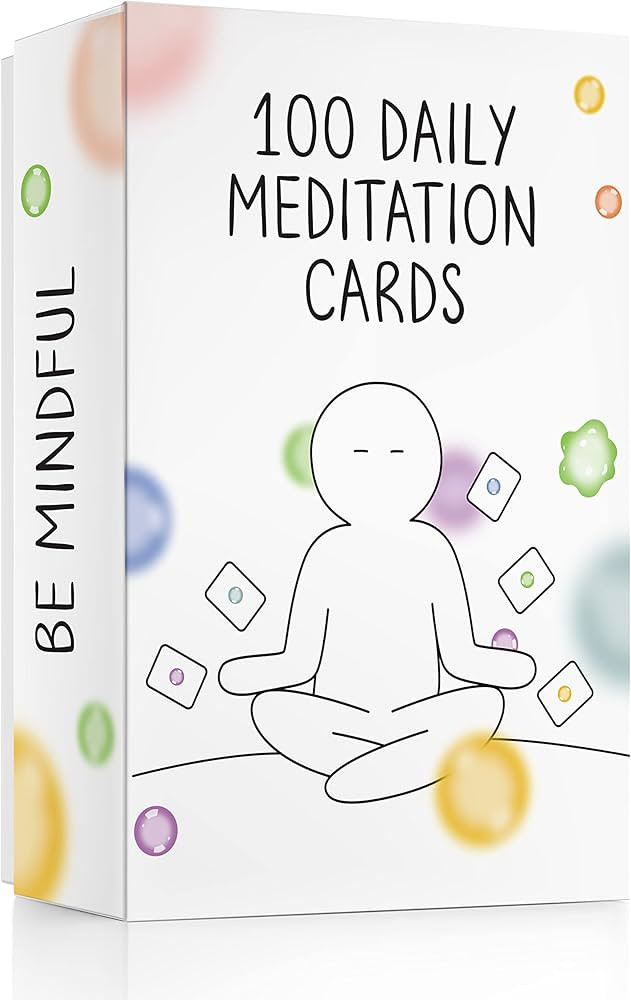 BEST 100 Daily Meditation Cards | Anxiety Relief Item for Relaxation | Self Care Kit for Stress R... | Amazon (US)