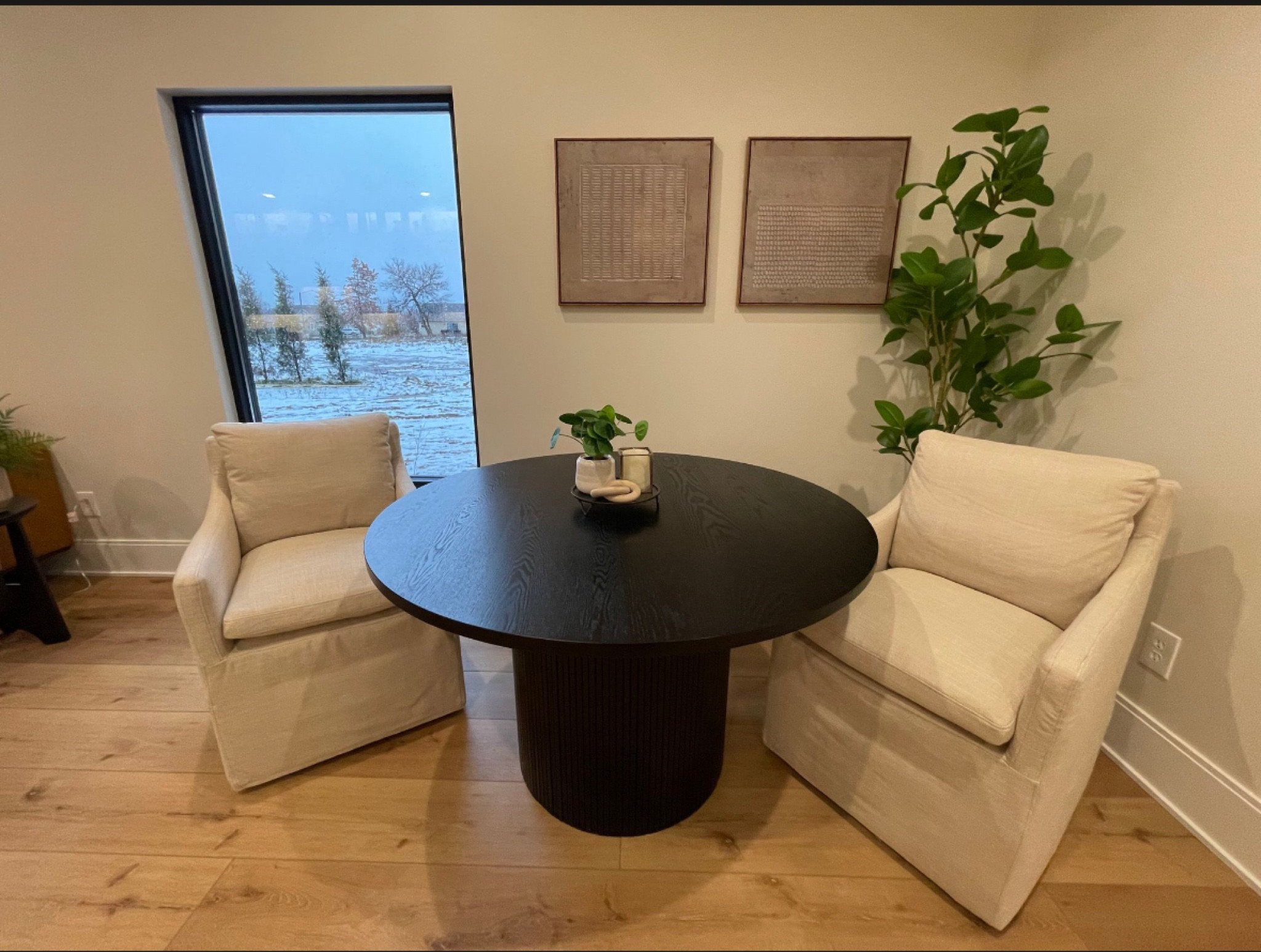 Table, chairs, and art

#LTKhome #LTKbeauty #LTKstyletip