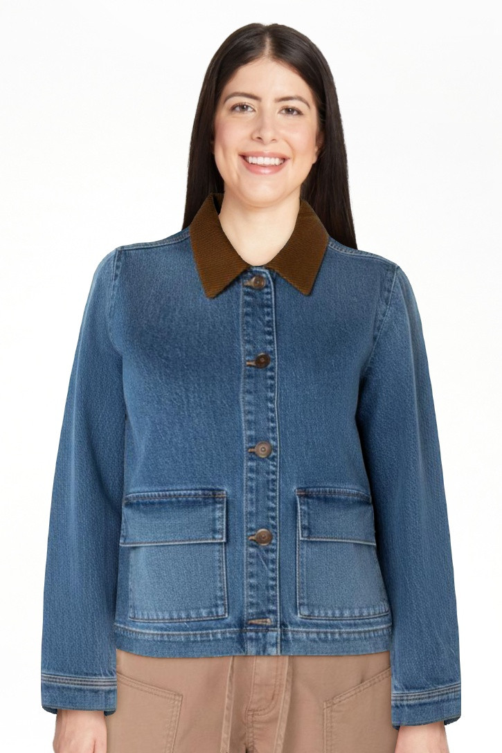 Celebrity Pink Women's and Women's Plus Boxy Barn Jacket, Sizes XS-4X | Walmart (US)