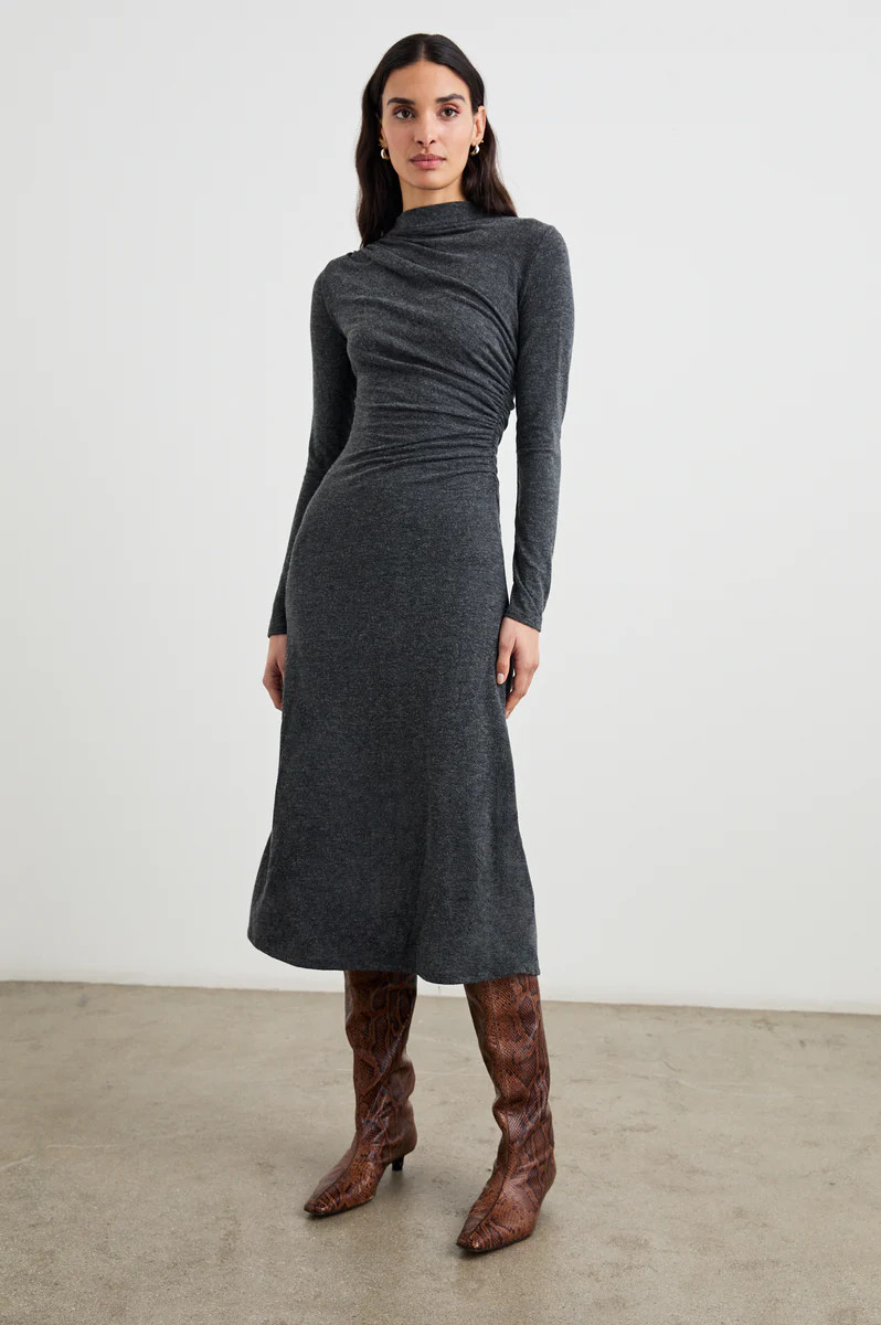 MARGARET DRESS - CHARCOAL | Rails