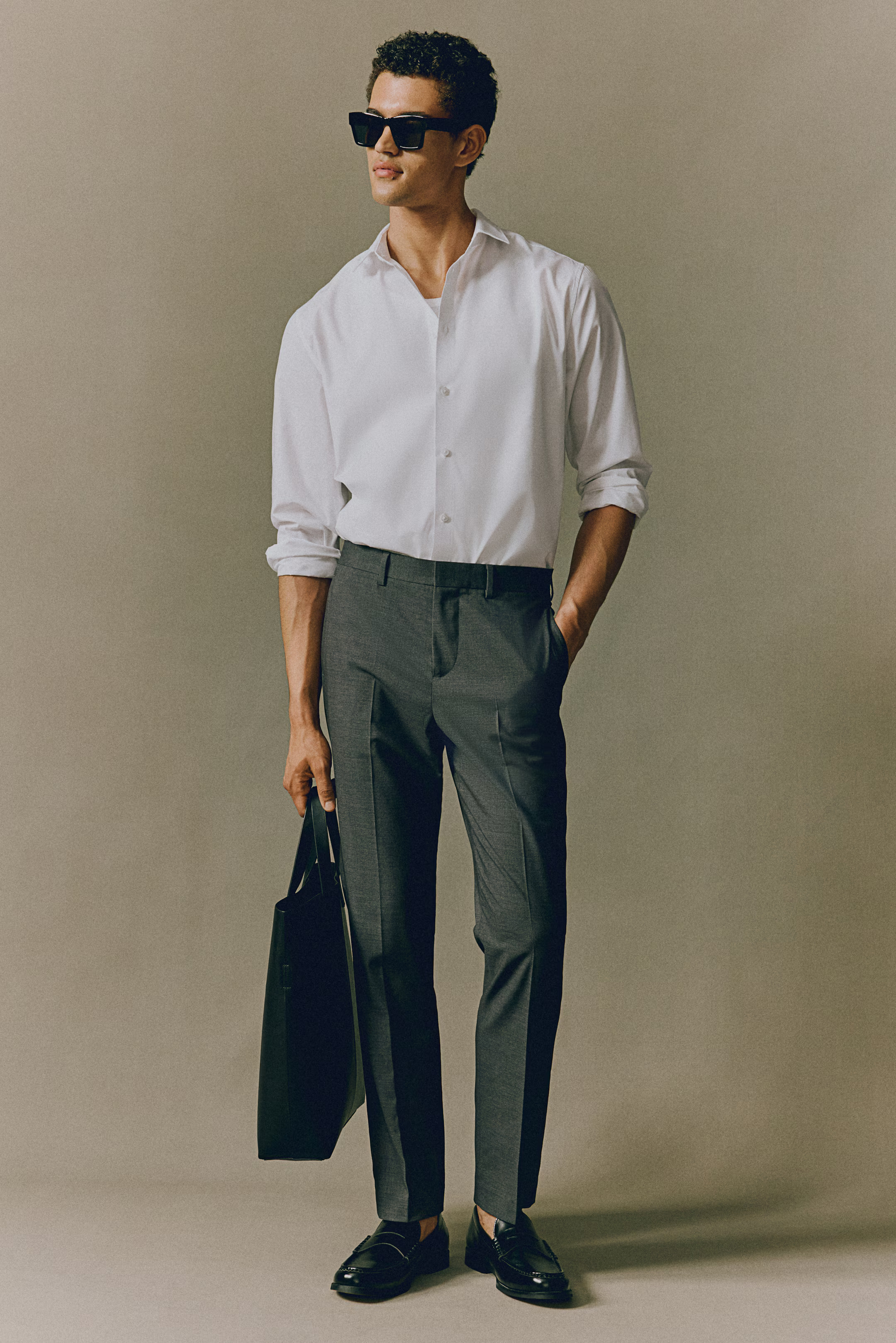 Slim Fit Easy-iron Shirt | H&M (US + CA)