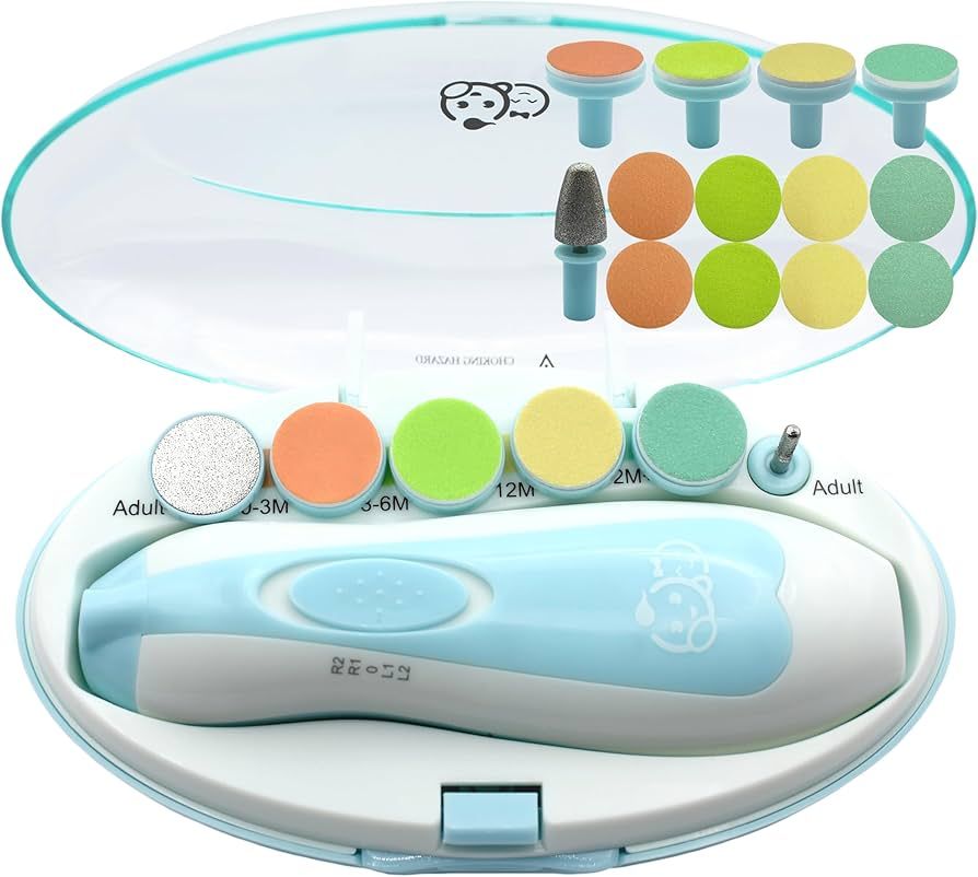 Royal Angels Baby Nail Trimmer 21 in 1, Safe Electric Baby Nail Trimmer, Extra 13 Replacement Too... | Amazon (US)