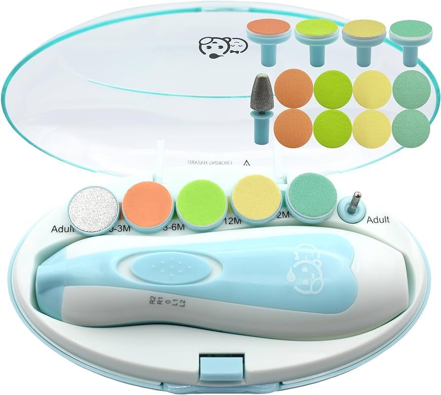 Royal Angels Baby Nail Trimmer 21 in 1, Safe Electric Baby Nail Trimmer, Extra 13 Replacement Too... | Amazon (US)