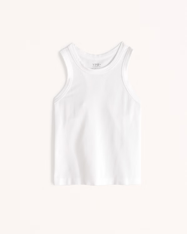YPB infinityKNIT High-Neck Skimming Tank | Abercrombie & Fitch (US)