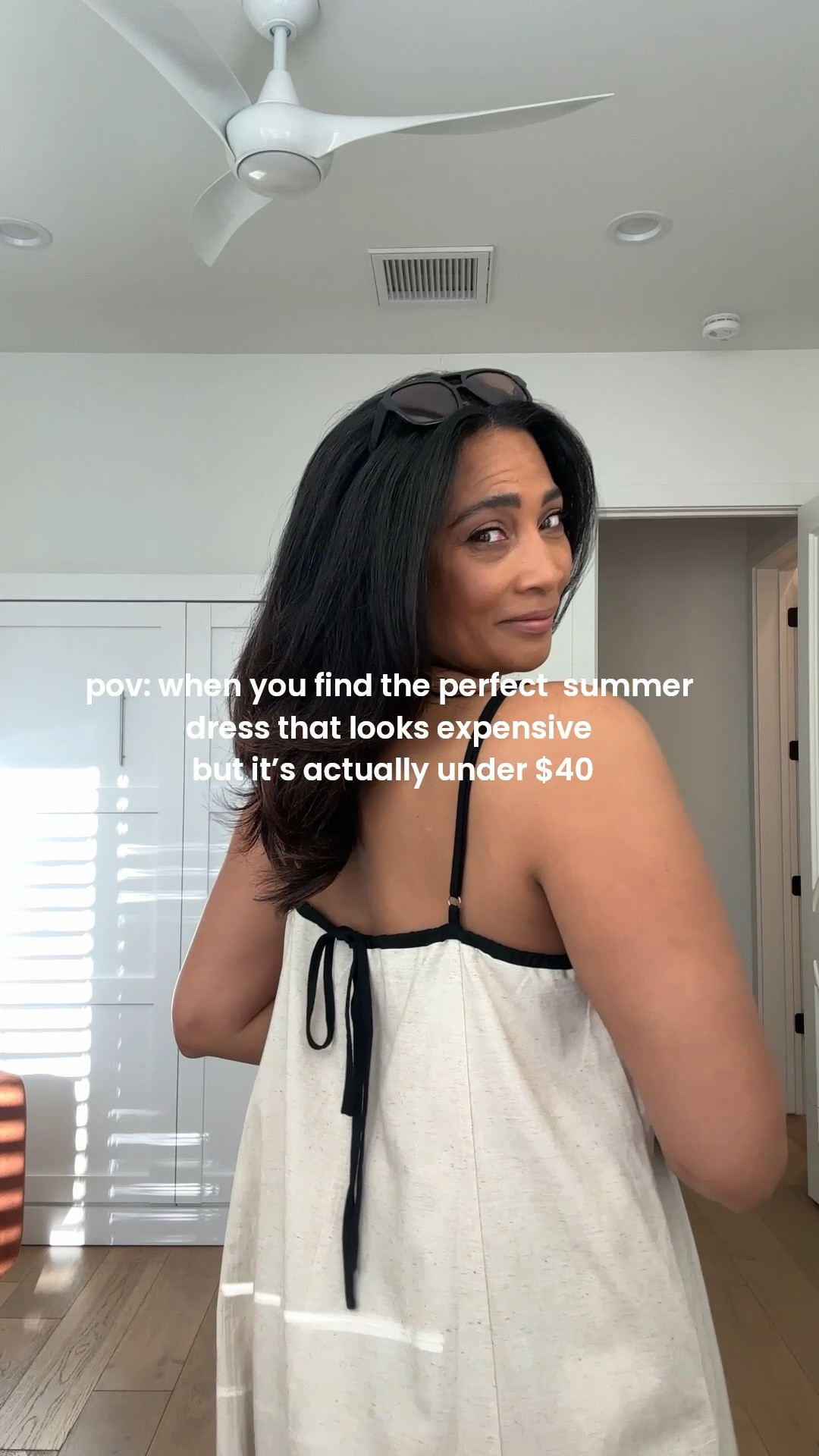 SOOOO many compliments on this comfy dress!!! I sized up to an XL for a little roomier flowy fit but you can adjust the straps and ties in the back too!! 



#LTKOver40