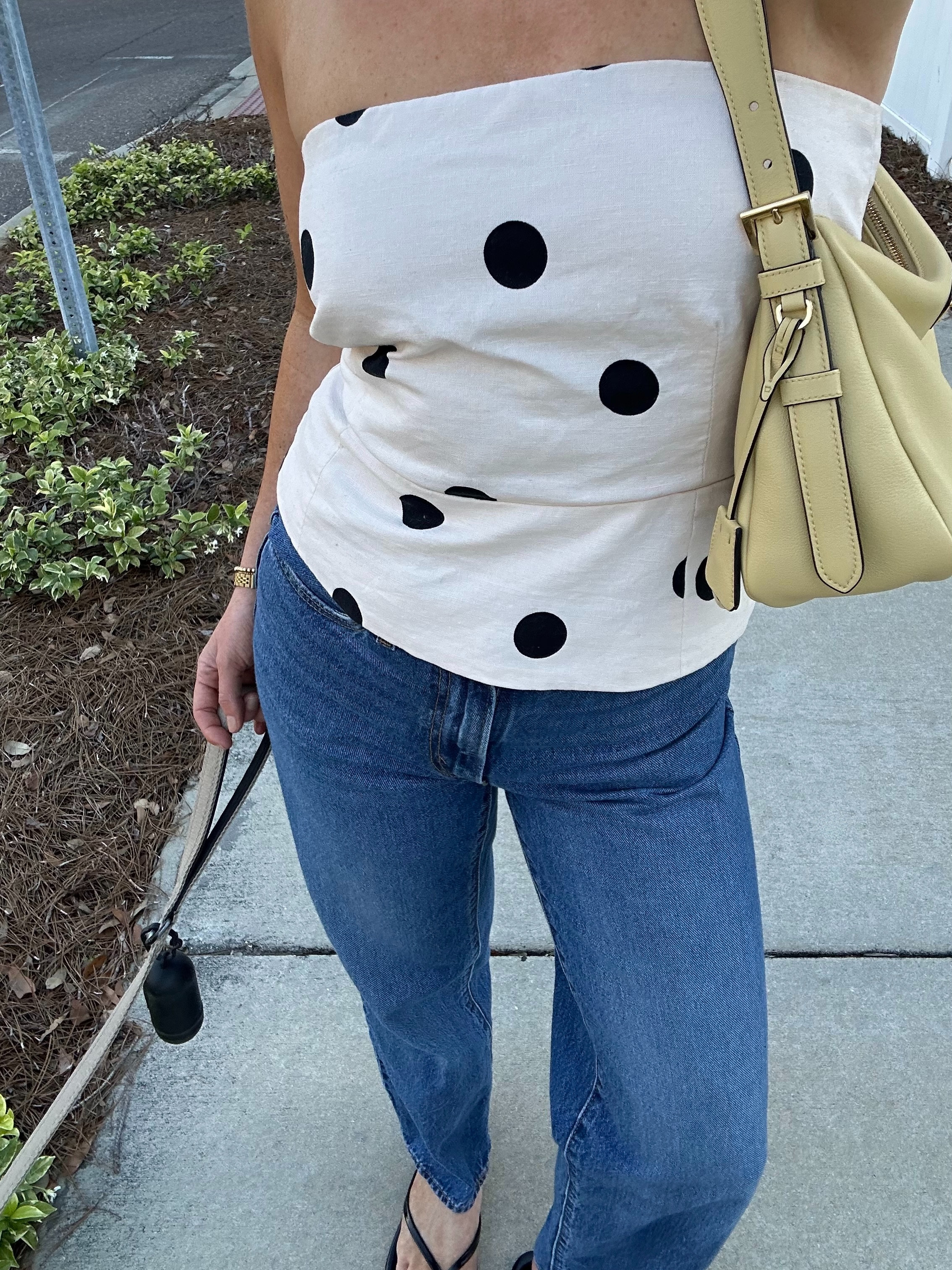 top is old from sezane but I linked similar polka dot tops 

 

#LTKootd #LTKWorkwear