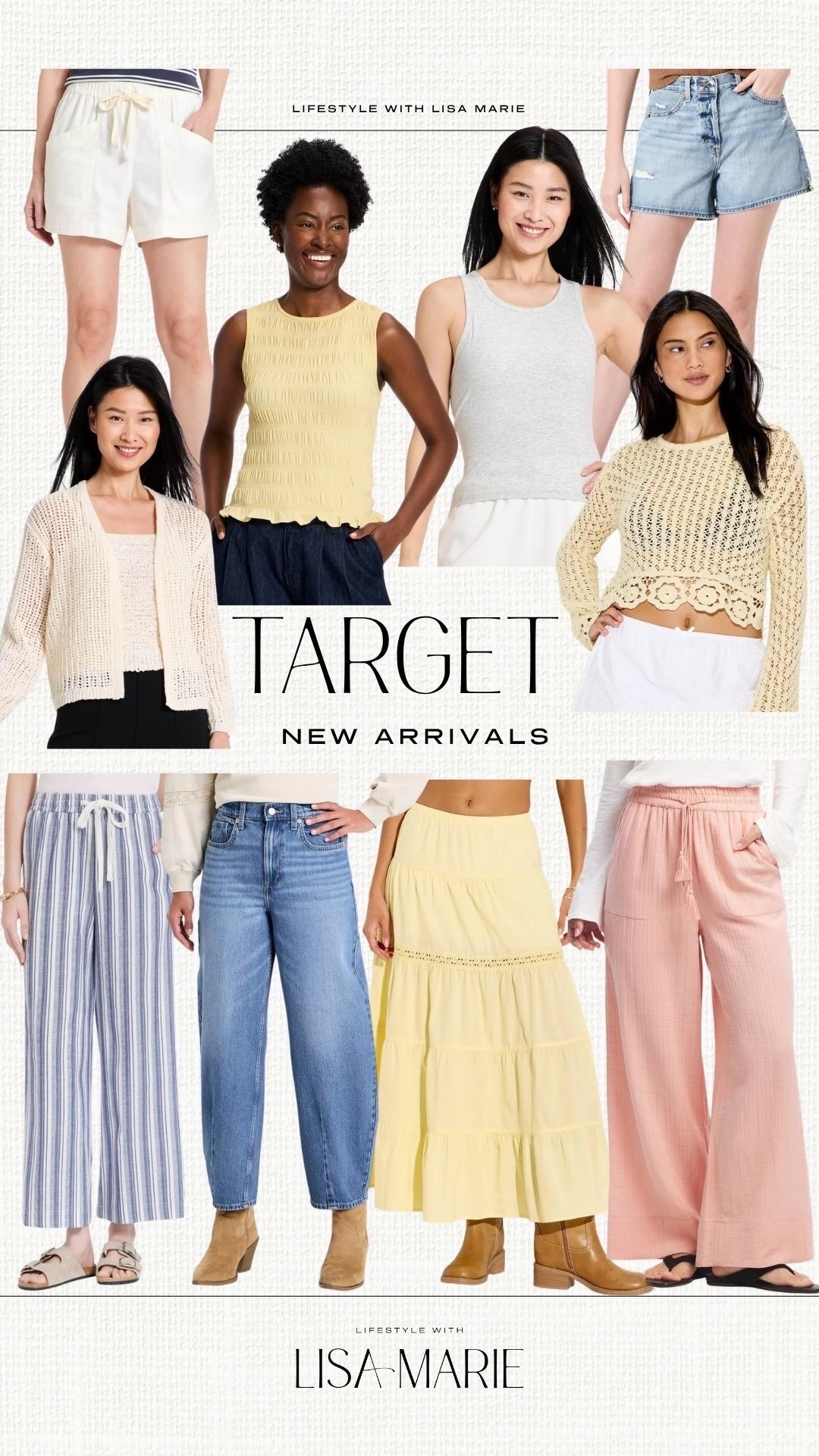 New arrivals from Target. Summer crochet sweaters and lightweight cardigans. Spring tops. Workwear outfits. Linen pants. The best barrel jeans. Maxi skirts. Butter yellow. Flowy ankle length pants. 


#LTKPetite #LTKootd #LTKTravel