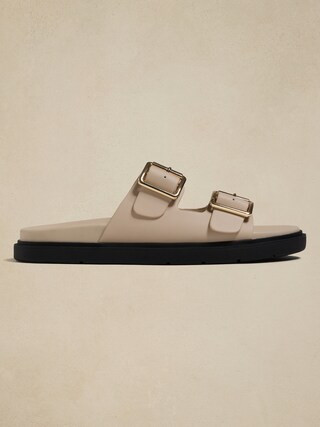 Vegan Leather Buckle Sandal | Banana Republic Factory | Banana Republic Factory