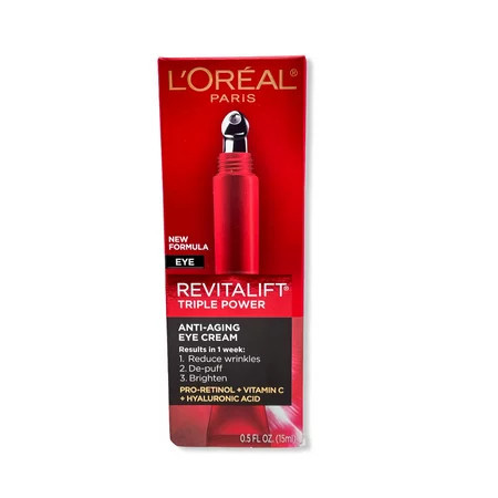 L Oréal Paris Revitalift Triple Power Eye Treatment Anti Aging - 0.5 oz | Walmart (US)