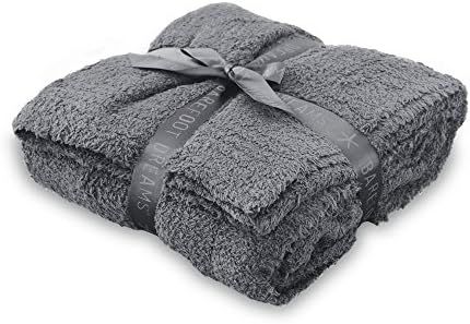 Barefoot Dreams CozyChic Throw Graphite One Size | Amazon (US)