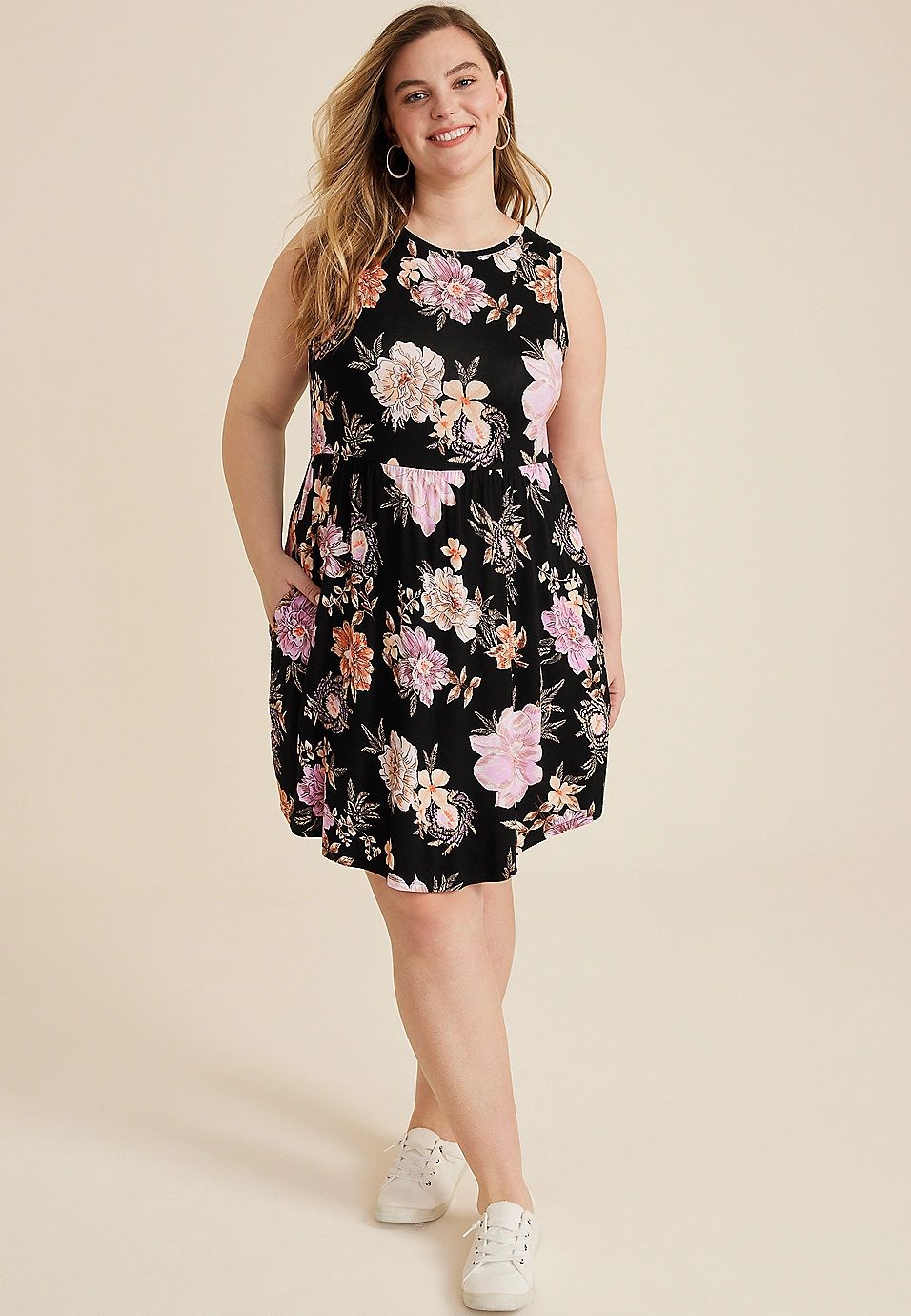 Plus Size 24/7 Danica Floral Dress | Maurices