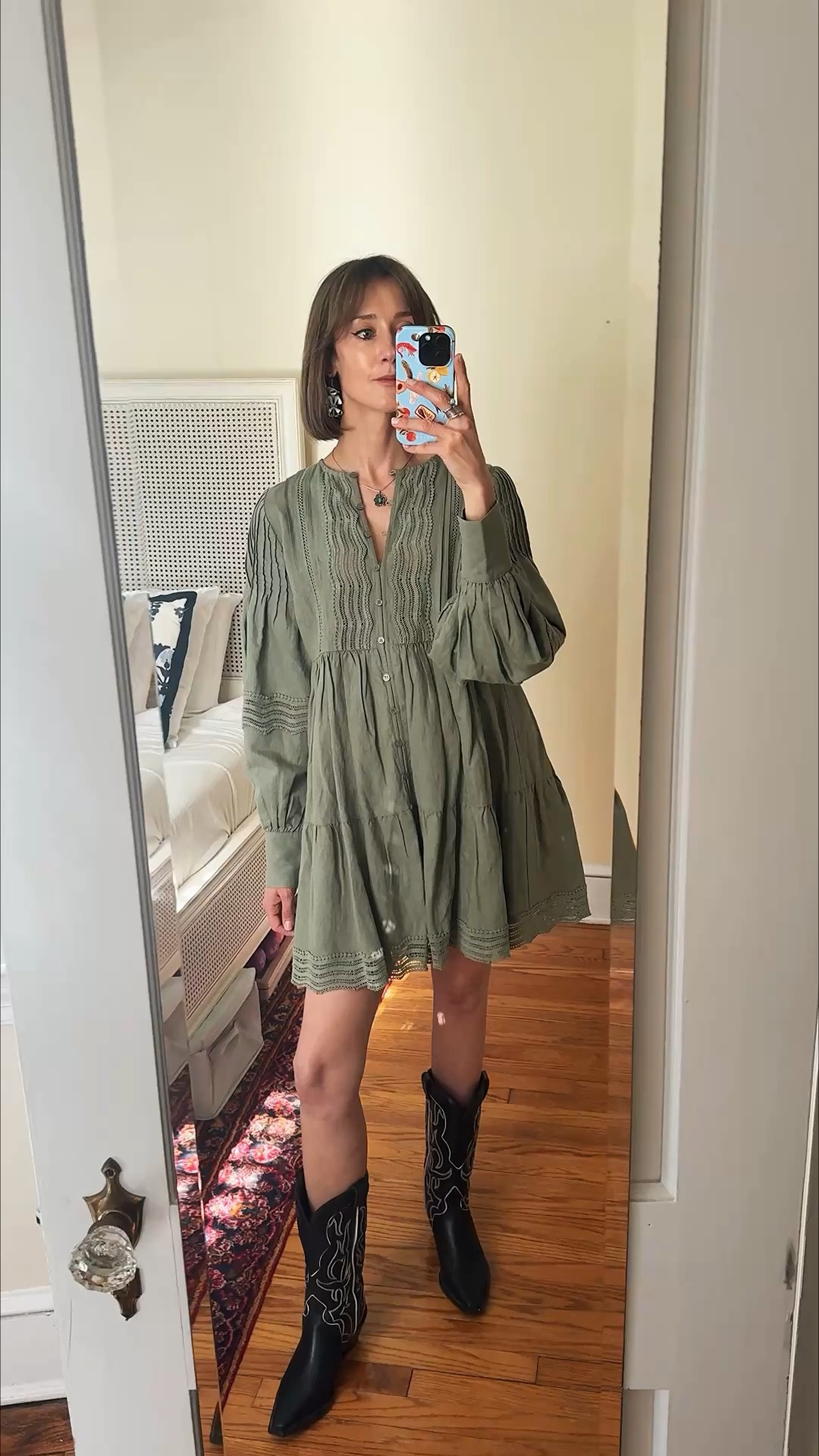 That rare time of year when you can comfortably wear a mini dress & boots outdoors! I found a close match of this dress for a steal!

#LTKootd #LTKSeasonal #LTKFestival