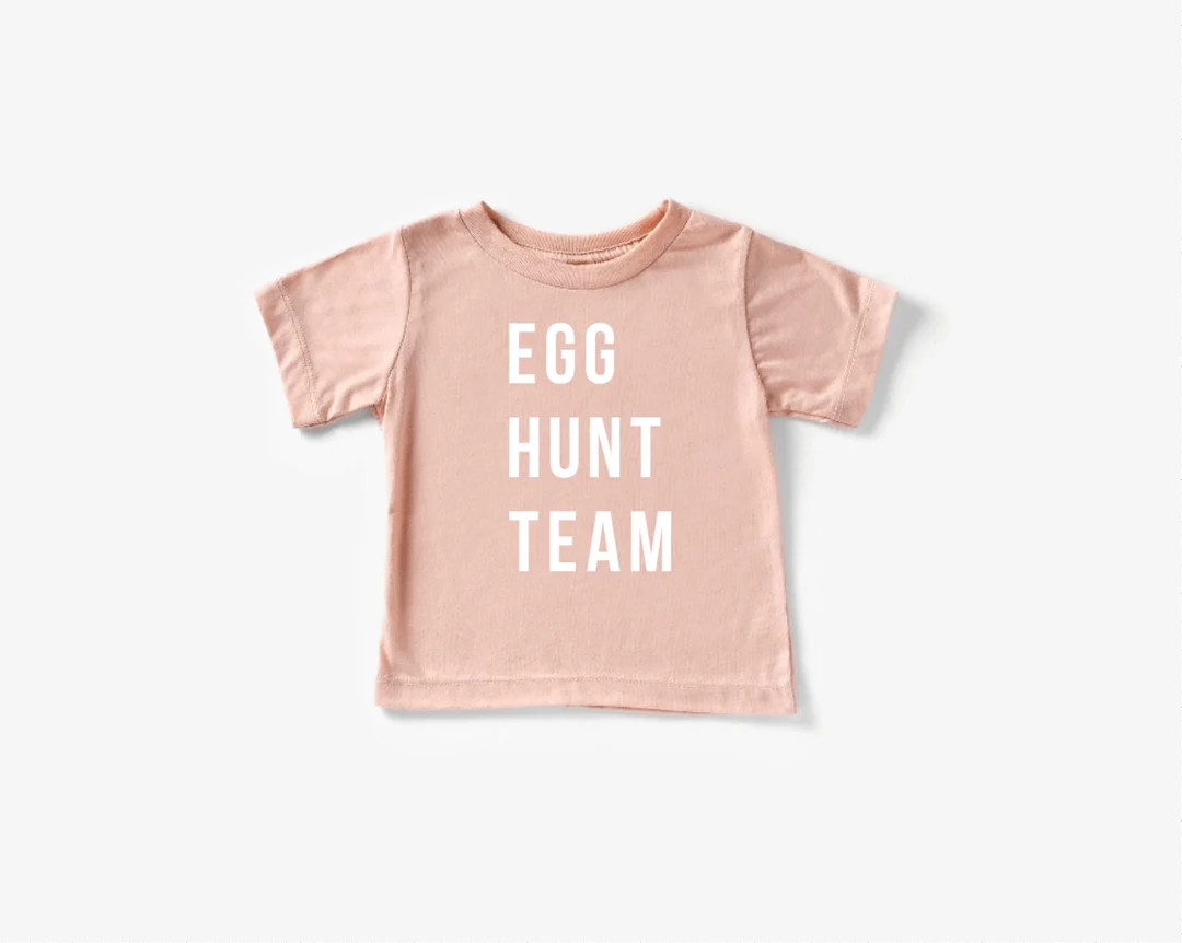 Kids Easter shirt // Egg Hunt Team shirt // Toddler Easter shirt | Etsy (US)