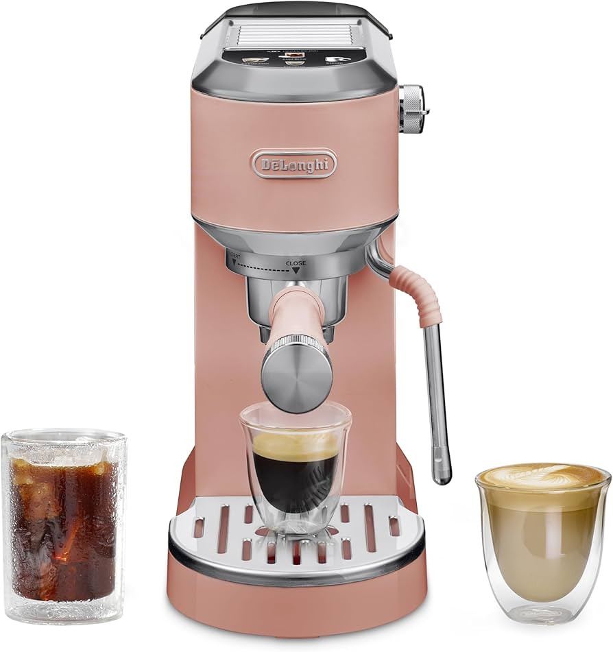 De'Longhi Dedica Duo Compact Espresso Machine - Cold Brew Coffee Maker with Milk Frother Wand- fo... | Amazon (US)