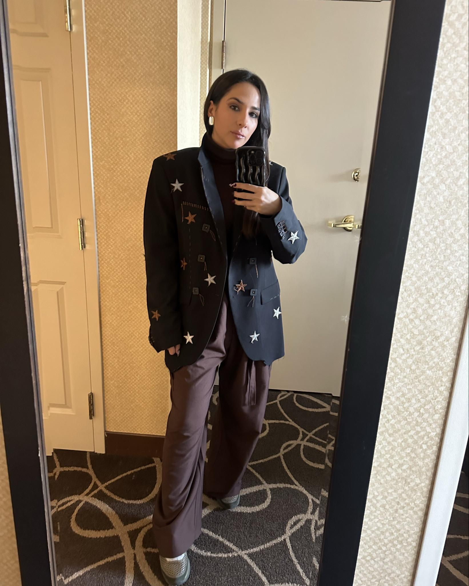 Casual chic Work look inspo mixing black and brown! Love adding a statement blazer just to elevate the full look.

#LTKWorkwear #LTKSeasonal #LTKStyleTip
