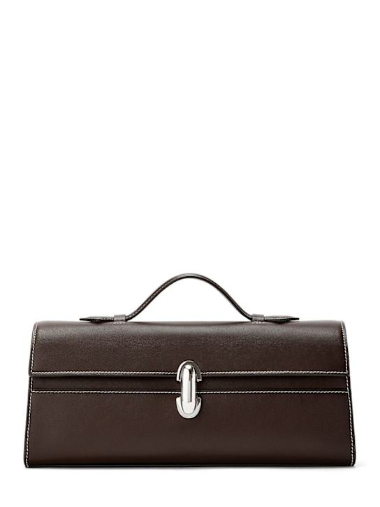 The slim symmetry smooth leather bag - Savette - Women | Luisaviaroma | Luisaviaroma