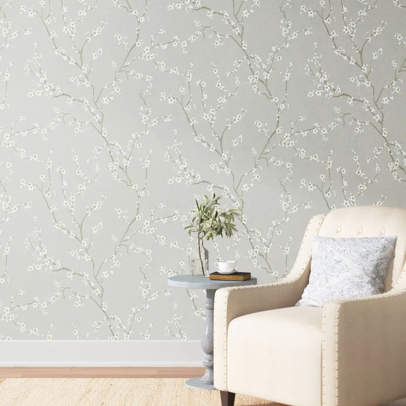 Arpin Peel & Stick Floral Roll | Wayfair North America