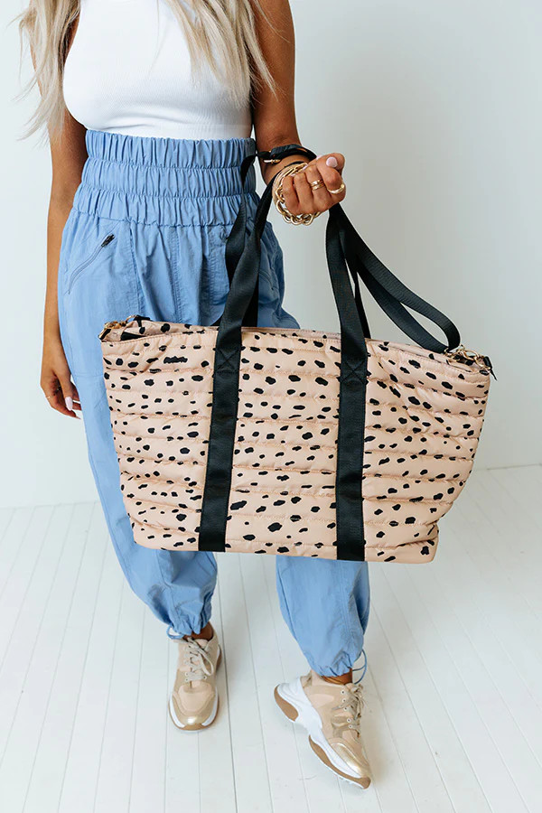 All Booked Up Puffer Tote | Impressions Online Boutique