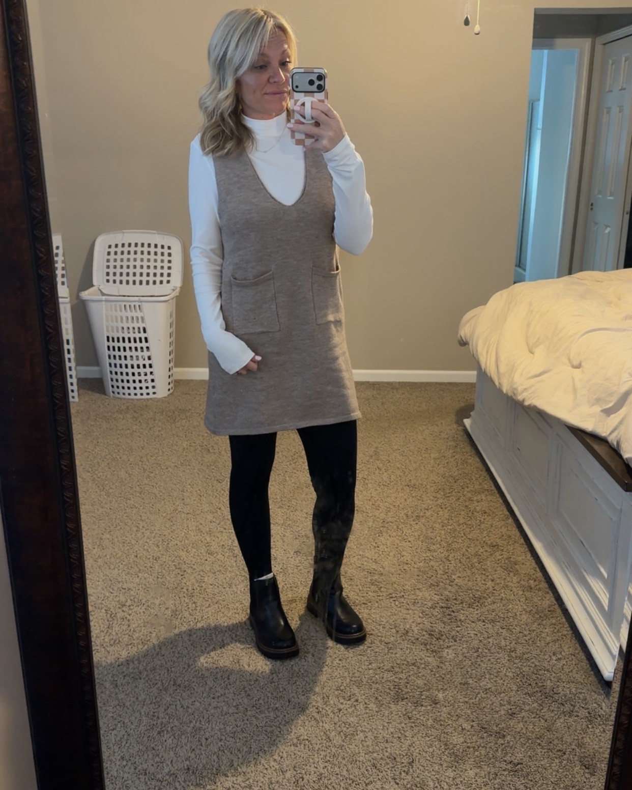 Size small in both mock neck and dress. 5’5 145lbs 

#LTKWorkwear #LTKmomlife #LTKValentine