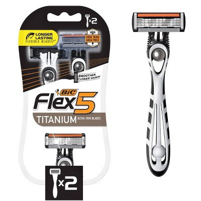 BiC Men's Flex 5 Blades Sensitive Disposable Razors - 2ct | Target