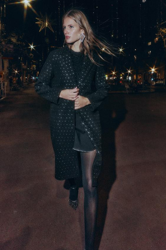 SOFT SHIMMER COAT | Zara UK