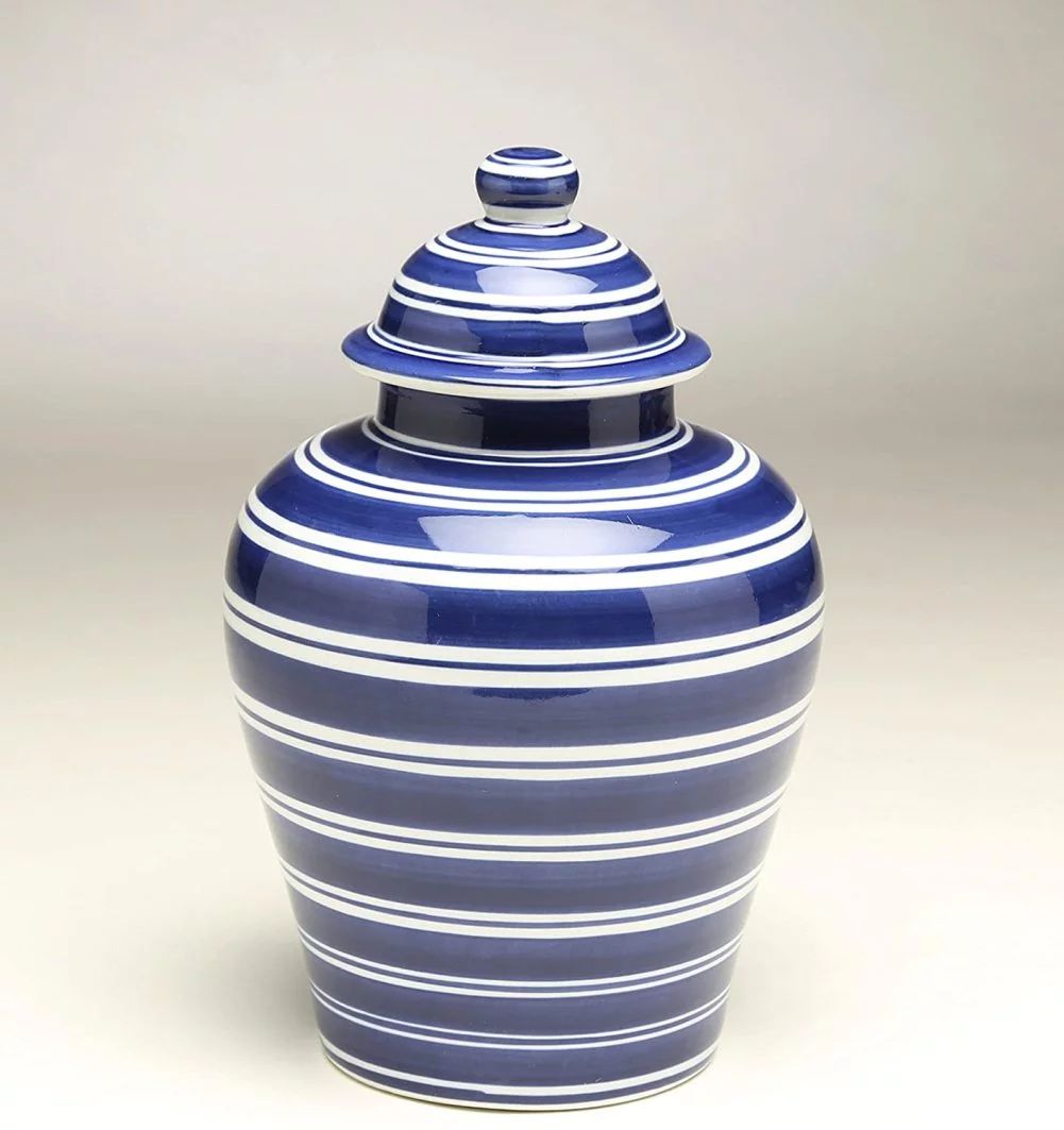 AA Importing 59958 Blue & White Ginger Jar | Walmart (US)