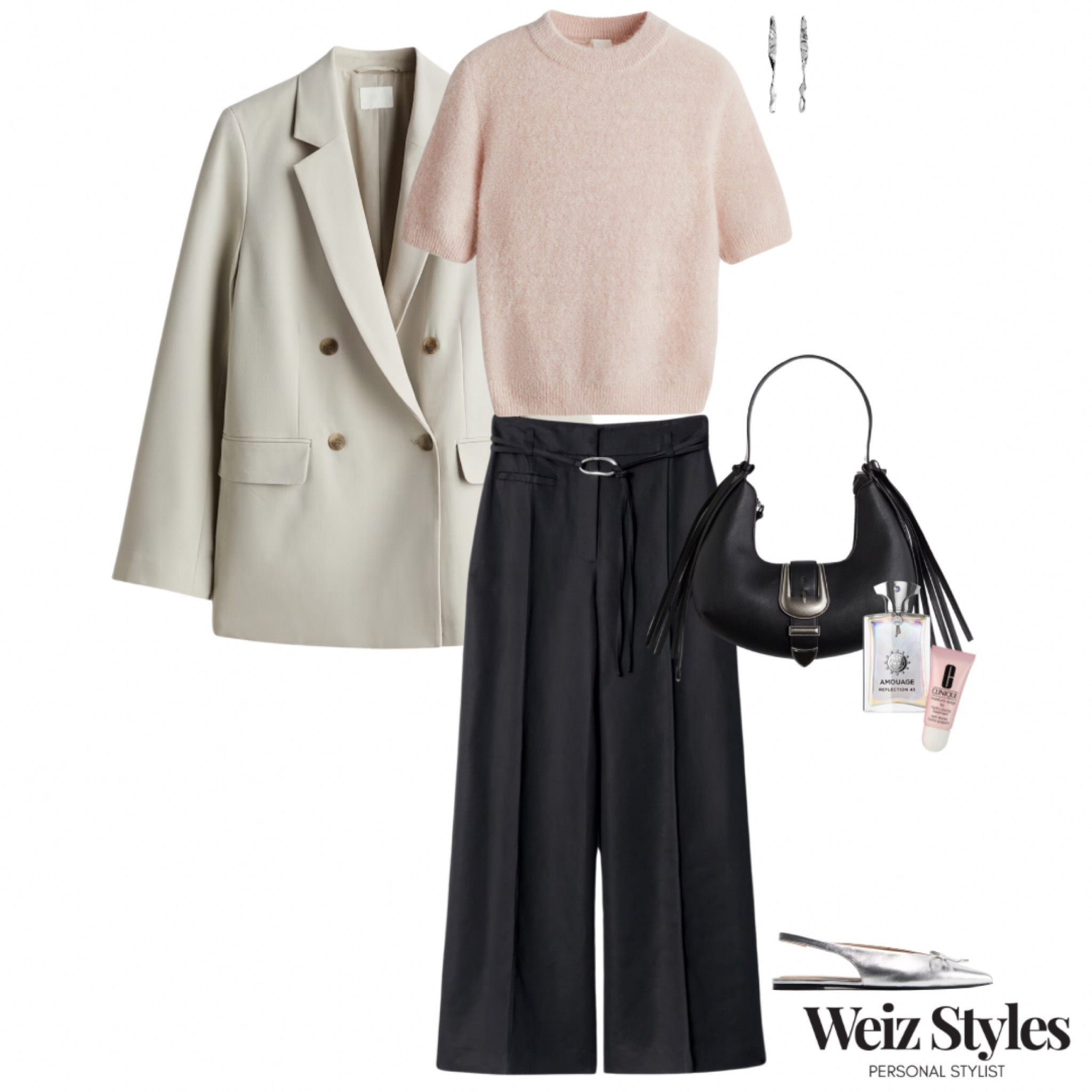 An effortlessly stylish look to elevate your working week 💖 the icy colour palette is perfect for those of you with a cool skin tone ✨

Head to www.weizstyles.com to find out how I can help you on your style journey 💃🏻

Louise x

Personal stylist, styling, ootd, neutral aesthetic, London, Weiz styles, shopping, outfit of the day, uk, confident, handbag, bag, perfume, fragrance, lipstick, lip, elevate your style, feel good, flat lay, shopping, high street, designer, ltk, Pink, flats, bow detail, shoes, workwear, special occasion, birthday party, brunch, date night, chic, effortless, elegant, feminine, sexy, sophisticated, fun, fabulous, navy trousers, trend, trendy, cool, belt, mango, 2025, womenswear, knitwear, knitted, tee, top, elevated, occasion, summer, spring, blazer, elevated, cool, navy, T-shirt, earrings, buckle, lippy, fringing, office, cool, fabulous, statement, wide leg, woven, mango, M&S, H&M, uk

#LTKFashionMonth #LTKuk #LTKworkwear