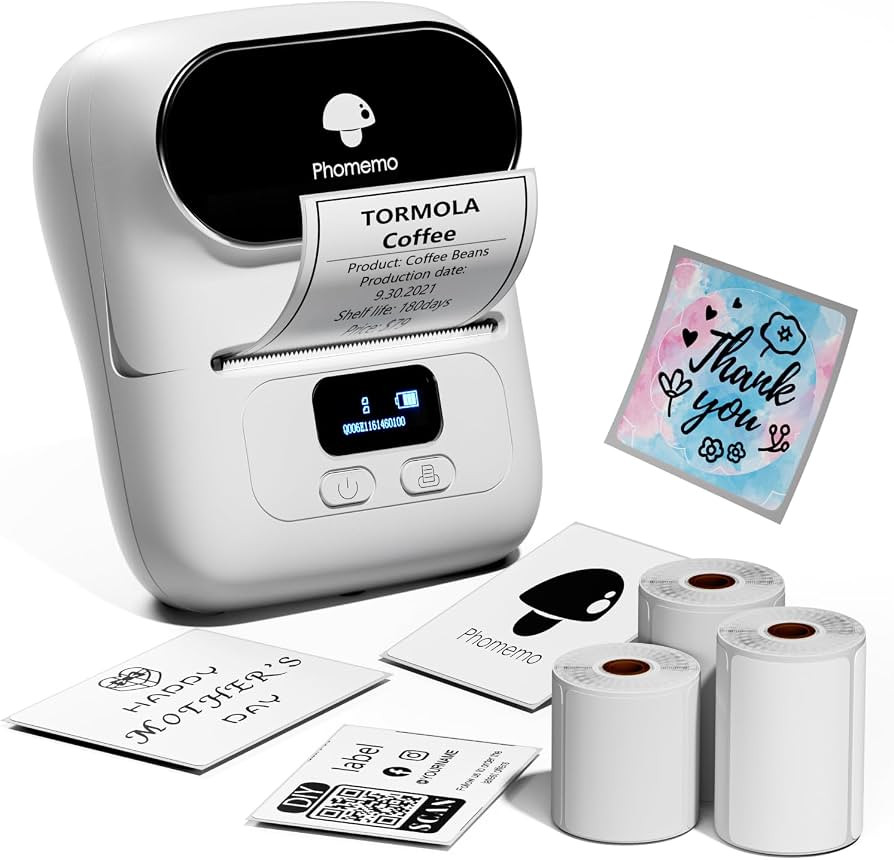 Phomemo Label Maker Machine- M110 Upgraded Bluetooth Label Printer for Barcode, Clothing, Jewelry... | Amazon (US)