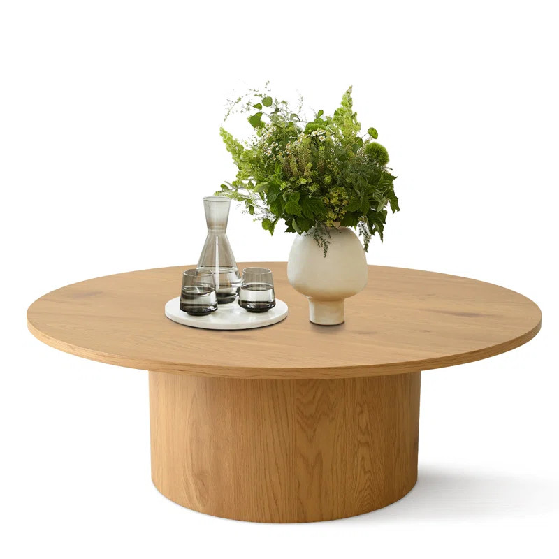 Giann Pedestal 40" Coffee Table | Wayfair North America