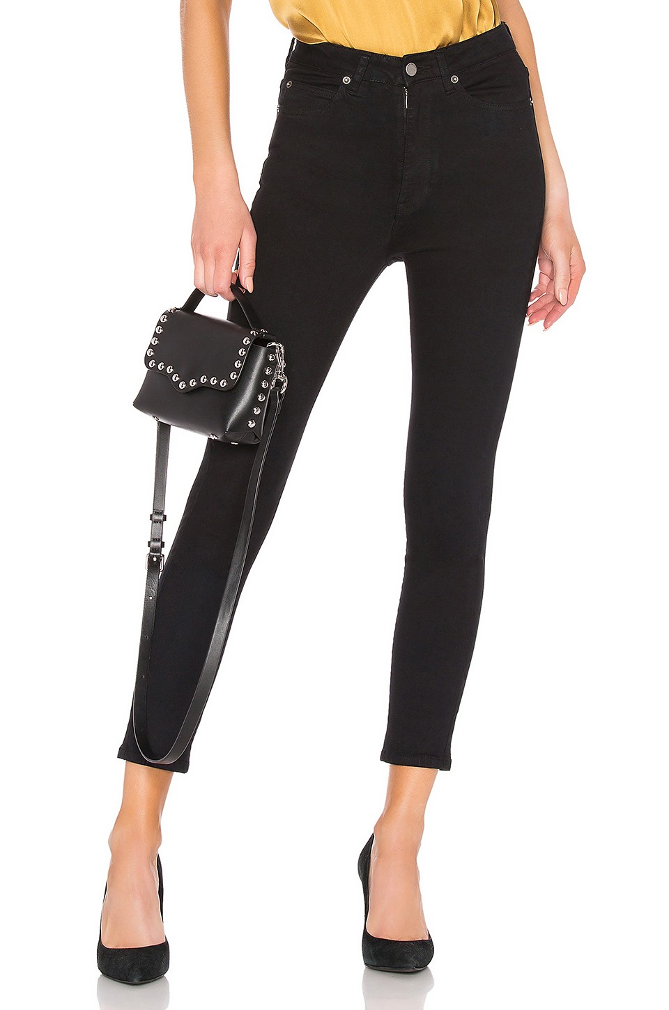 Dr. Denim Cropa Cabana Skinny in Black from Revolve.com | Revolve Clothing (Global)