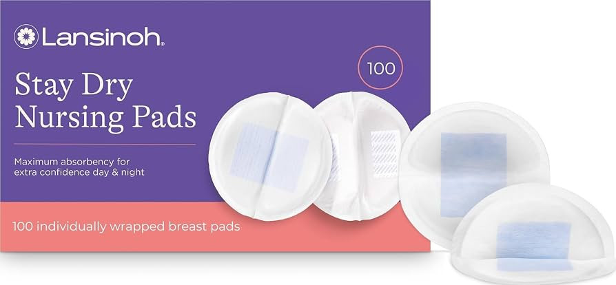 Lansinoh Stay Dry Disposable Nursing Pads, Soft and Super Absorbent Breast Pads, Breastfeeding Es... | Amazon (US)