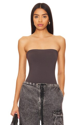 Wolford Fatal Sleeveless Top in Titanium from Revolve.com | Revolve Clothing (Global)