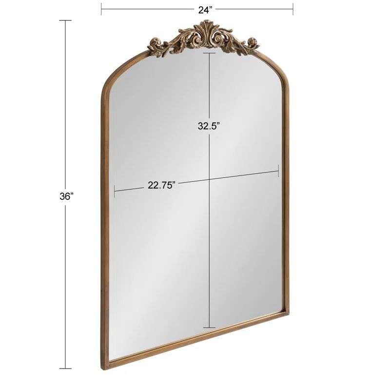 Anglo Metal Flat Wall Mirror | Wayfair North America