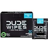 Amazon.com: DUDE Wipes On-The-Go Flushable Wet Wipes - 1 Pack, 30 Wipes - Unscented Extra-Large I... | Amazon (US)