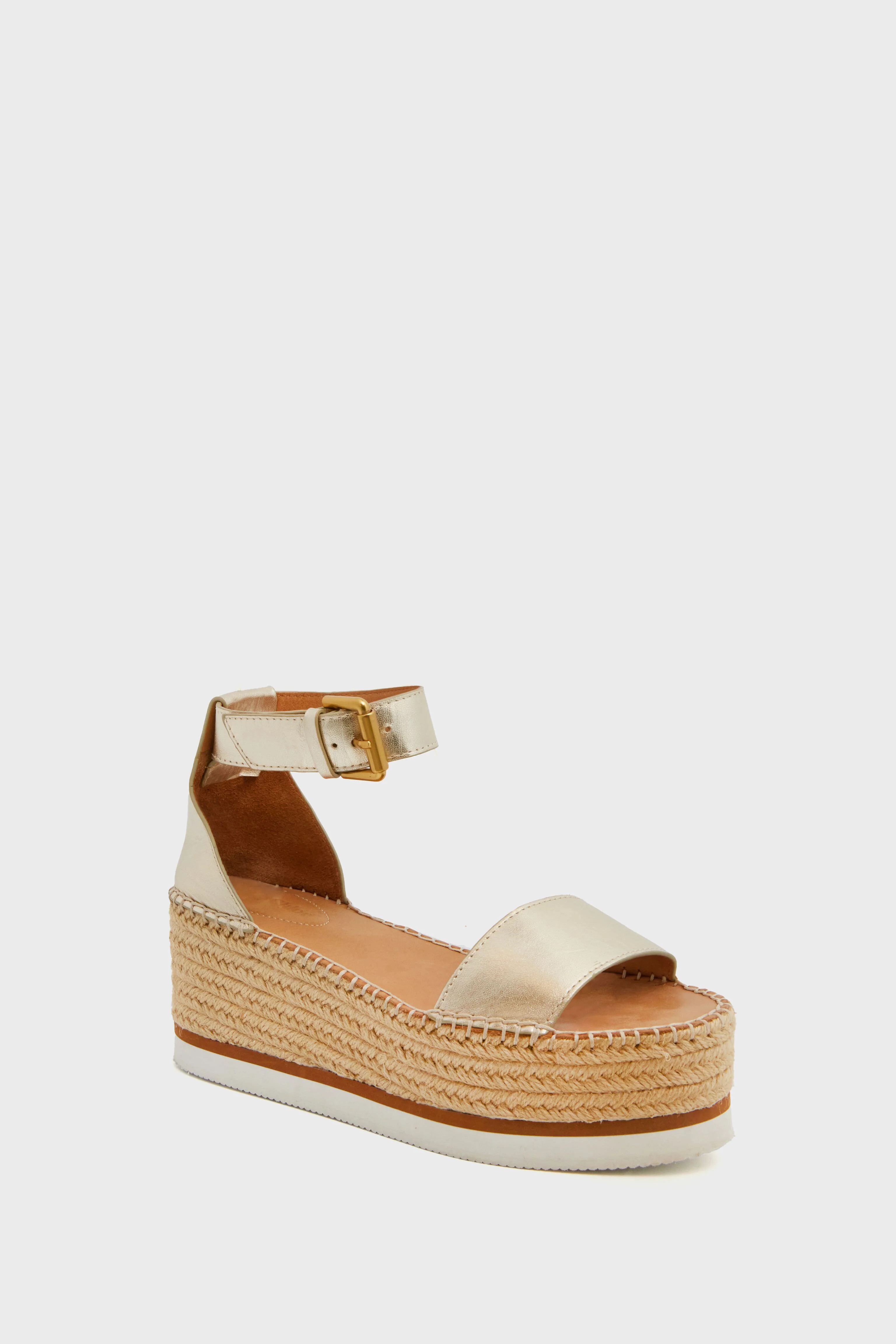 Light Gold Glyn Sandals | Tuckernuck (US)