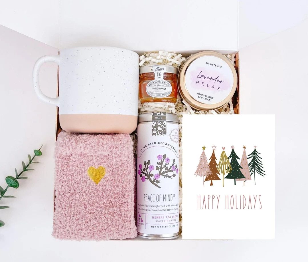 Christmas Care Package , Christmas Spa Gift Set , Best Friend Christmas Gift , Christmas Gift for... | Etsy (US)
