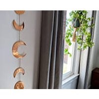 Moon Phases Wall Hanging / Metal Moon Decor / Moon Garland / Moon Phases / Valentines gift / Moon Hanging / Altar Garland / unique gift | Etsy (US)