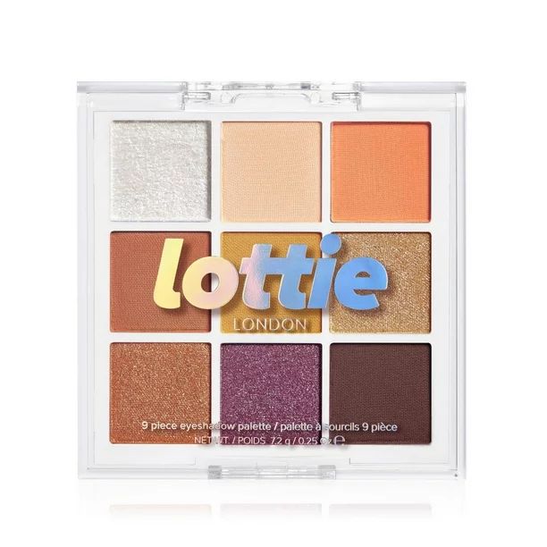 Lottie London - 9 Piece Eyeshadow Palette - Rose Golds (7.2g), Eye Palette | Walmart (CA)