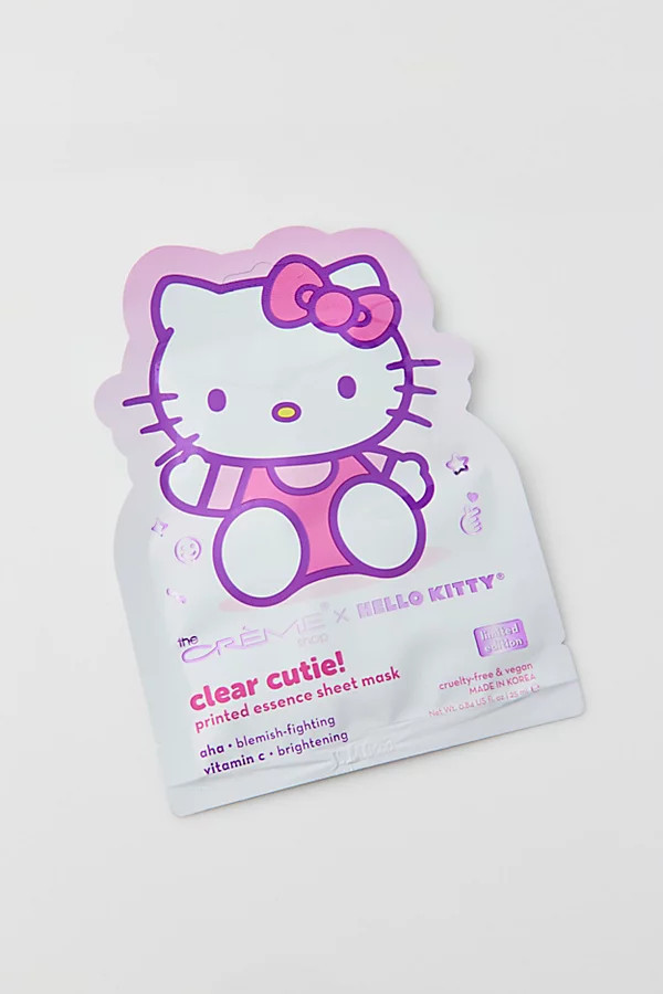 The Crème Shop X Sanrio Hello Kitty Clear Cutie Facial Sheet Mask in Hello Kitty at Urban Outfitters | Urban Outfitters (US and RoW)